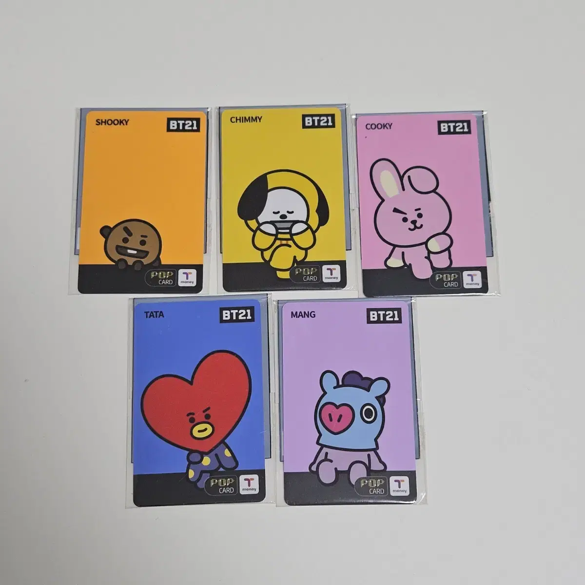 BT21 교통카드 판매